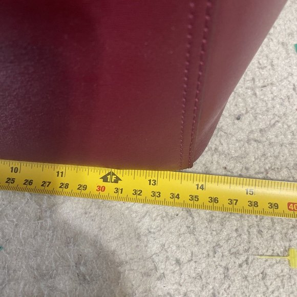 Tory Burch Women's Parker Tote Bag Imperial Garnet/Midnight Swim 37169 639 - Picture 12 of 15